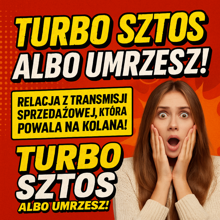 💣 TURBO SZTOS 🤯 ALBO UMRZESZ! 🫠📺 RELACJA Z TRANSMISJI SPRZEDAŻOWEJ 🛒, KTÓRA POWALA NA KOLANA! 😵‍💫🔥